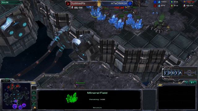 StarCraft 2 - DuckloadRa (P) Vs DIMAGA (Z) -G5- On Terminus  - SC855