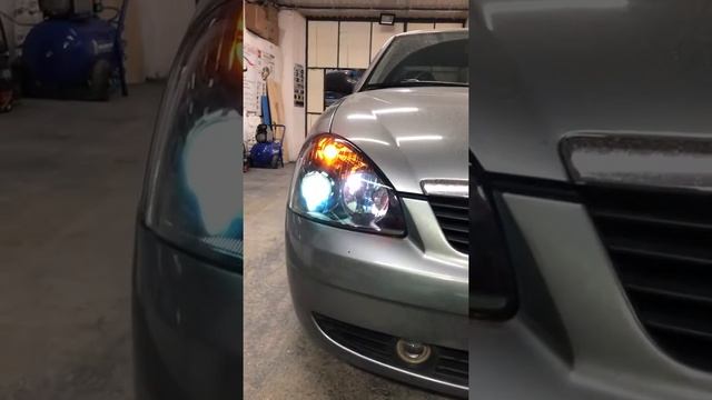 Лада приора биксеноновые линзы и покраска фар