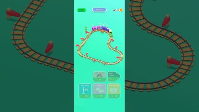 Idle Train ASMR Gameplay | Android Arcade Game