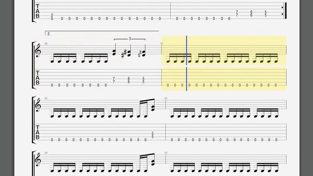 Metallica   Whiplash James Guitar Tablature