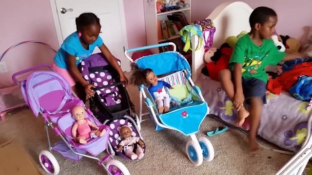 American Girl,You and me, I'coo doll Stroller