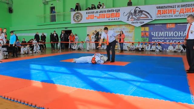 Мурдашнв Влад (красный пояс,Биробиджан)- Семёнов Никита (синий пояс,Биробиджан)