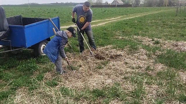 Едем за мульчей, работа на даче.апрель2023