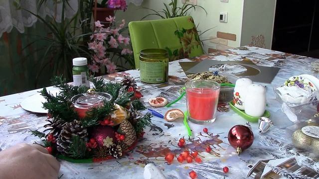 Как сделать подарок на Рождество и Новый 2021 год. Рождественская свеча.