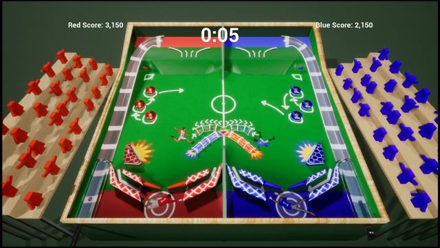 Soccer Pinball -  2 Player  Gameplay - Nintendo Switch