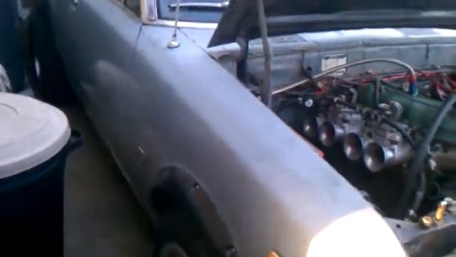 1972 toyota corona mark 2 first start in 2 years.