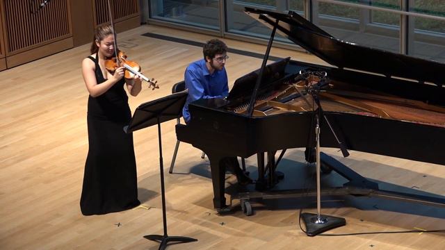 RAVEL Sonata For Violin And Piano, Mvt II - ChamberFest Cleveland (2015)
