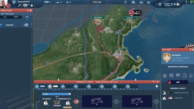 TransRoad: USA Gameplay - Career Let's Play Part 1