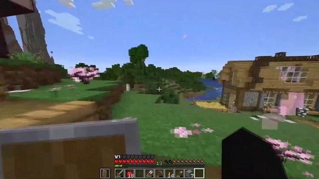 Minecraft 1.20 Let's Play VANILLEND: ВИШНЁВЫЙ ЛЕС #3