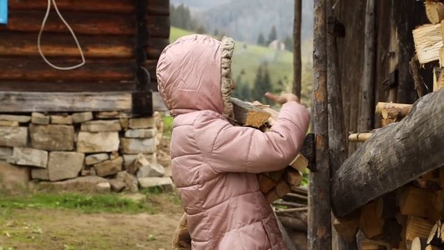 Life Of The Girl In Ukrainian Village | Campfire Homemade Dumplings