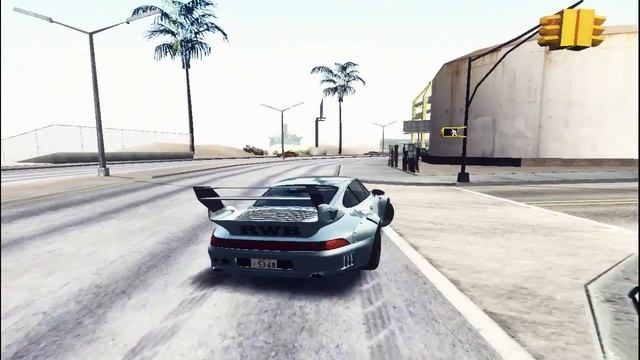 GTA San andreas :  porsche 993 gt2 rwb garuda