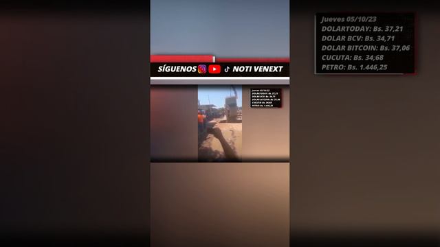 Hueco Se Trago Vehículo Mientras Esperaba Surtir Gasolina En  #venezuela #venezuelahoy #notivenext