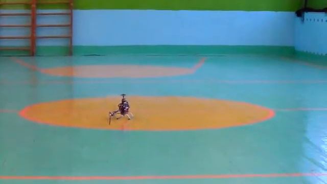 04.12.11. Зал Мочище ч.44 T-Rex 450 PRO Вадим CRACH 1.MP4