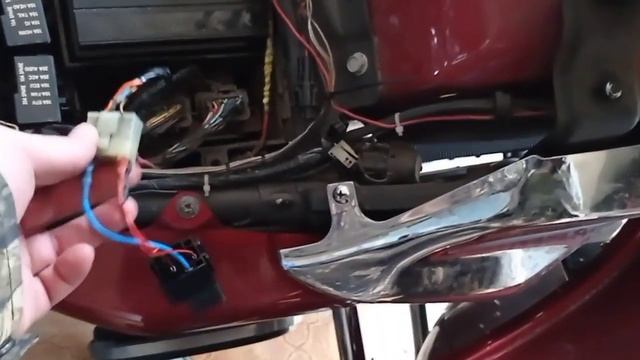 Кавасаки Вояджер переделка реле поворотов на автомобильное