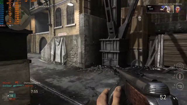 Call Of Duty WW2 Pomiar Kl./s. I7-3770,gtx1070,8gb Ram(PC)[HD](PL)