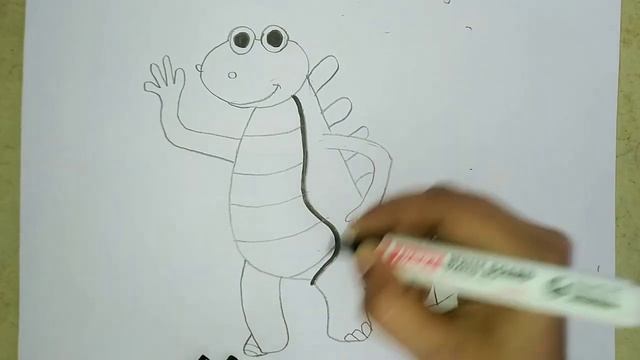 How To Make Cute Dragon? Drawing#funny Drawing????