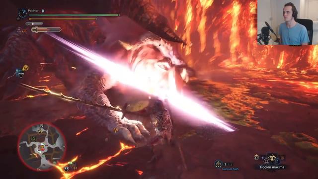 KUSHALA DAORA  TEOSTRA  NERGIGANTE ESPADA LARGA - Monster Hunter World Gameplay Español