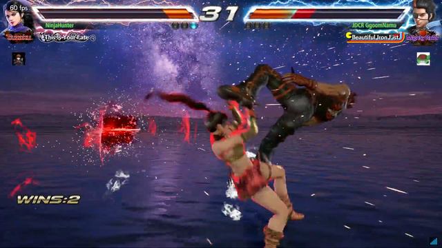 NinjaHunter (Zafina) Vs JDCR GgoomNamu (Hwoarang)