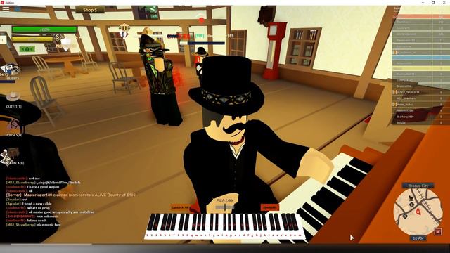 Playing Wii Sports on Piano Roblox