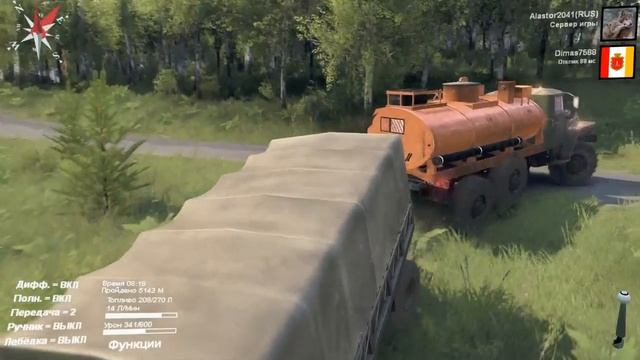 Spintires карта тяжёлый Перевал V2.0