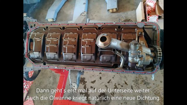 W124 M104 E320 Steuerkette Zylinderkopfdichtung Engine Rebuild Überholung Neuaufbau Mercedes