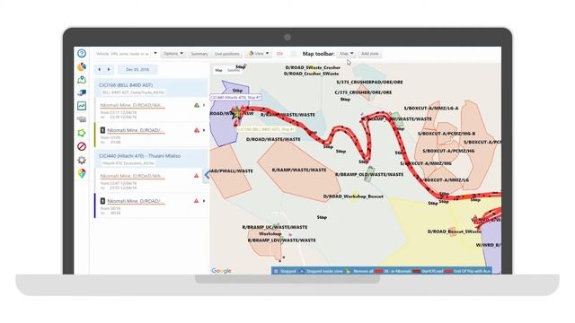 Source & Destination Productivity Tool For Open-cast Mining