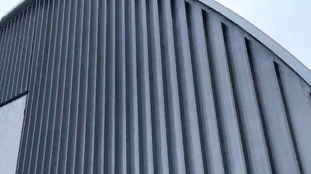 Арочный бескаркасный ангар