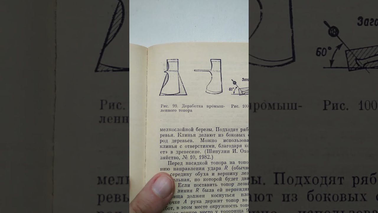 Как туристы в СССР дорабатывали советские топоры. #shorts