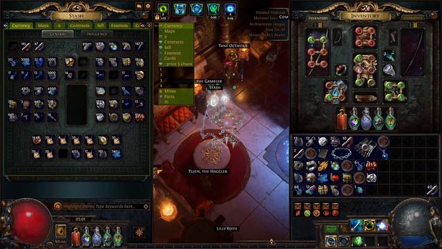 Path Of Exile (POE 3.17). Фарм для нищих, карта Oba's Cursed Trove (T16)