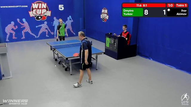 01:00 Юрков Дмитрий  3-0  Акимов Игорь   стол 5  ЮГ-6  29.07.22