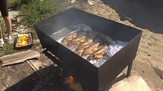 Запечённая форель в коктальнице