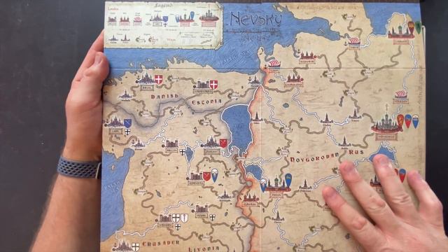 Nevsky Unboxing | GMT Games | Wargame Historical Board Game | Volko Ruhnke | Levy & Campaign Series