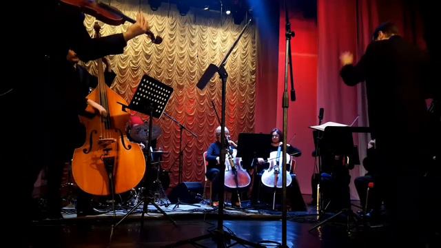 Moscow Violinjazz Quartet W/Chamber Orchestra At Ivanovo Philharmonic