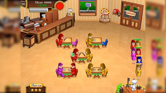Прохождение игры Обеденный Переполох (Lunch Rush) 26 - 30 день