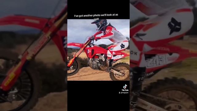 2025 Honda CRF450R Spy Photo Leak