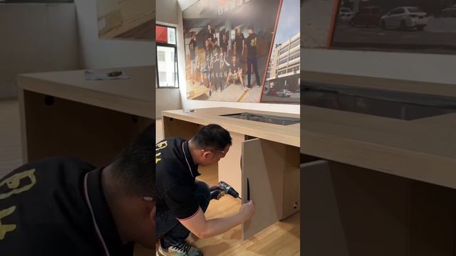Tea Table The Production And Installation Process Of The Rirong Tea Table #desk #table