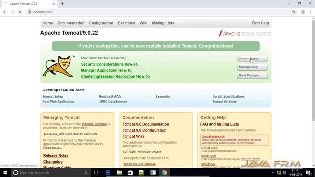 Tomcat 9 Installation Using Amazon Corretto 8 And Amazon Corretto 11 LTS On Windows 10