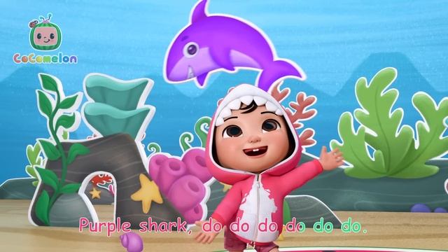 Baby Shark Learns Colors | CoComelon Nursery Rhymes & Kids Songs