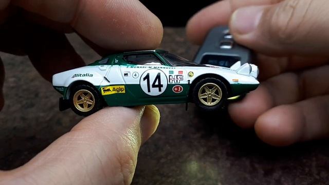 1/64 Lancia Stratos 1975 Monte Carlo rally by CM's , diecast car model review
