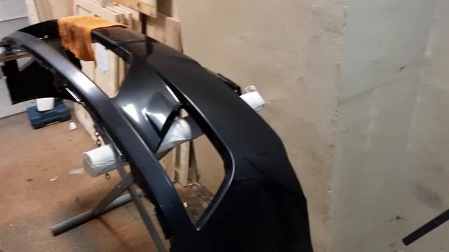 KIA CEED SE 2010. Шпатлюю крыло и обзор повреждений бампера