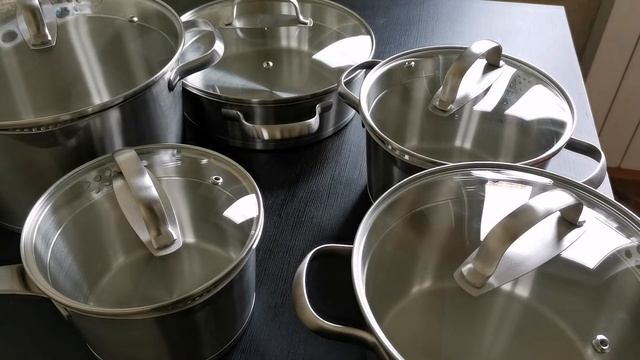 #кастрюли ВОт так сюрприз!!!Муж подарил кастрюли. Обзорчик на кастрюли Onetwo Topaz