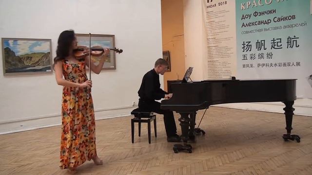 Моцарт, соната E-moll, 1 часть