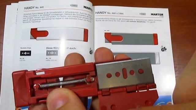 Устройство безопасного ножа Martor