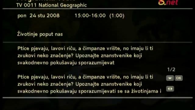 B NET DVB-C Prijemnik