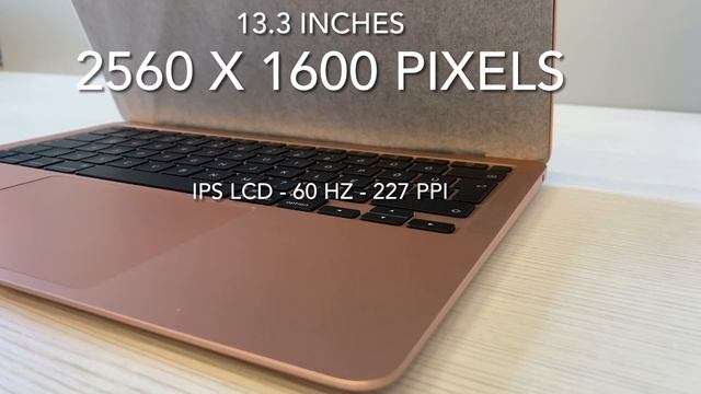 Macbook AIR 2020 M1 - Unboxing - IPS LCD - 227ppi - Passive Cooling System - 1.29kg - 4266 Mhz RAM