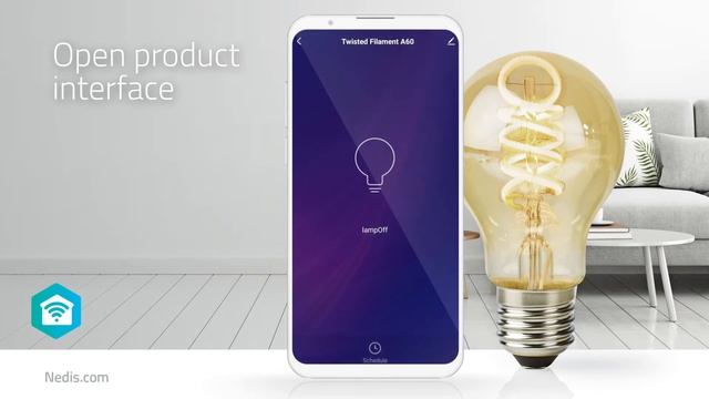 Change The Settings Of A Smart Bulb - Nedis® SmartLife - Screencapture