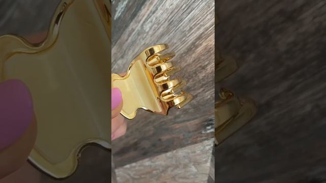 Janeke / Hair Ornament Horn / Крабик для волос (золотой)