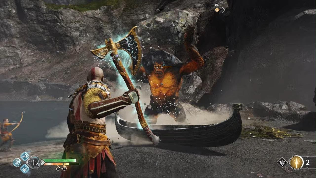 Как победить Огненного Огра - God Of War