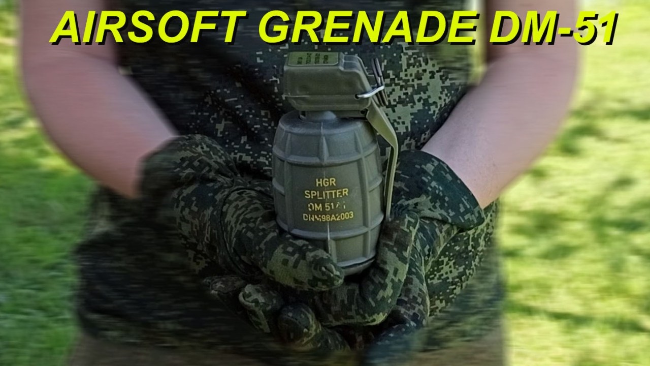 Red Sonja Airsoft: Review Airsoft Grenades DM-51