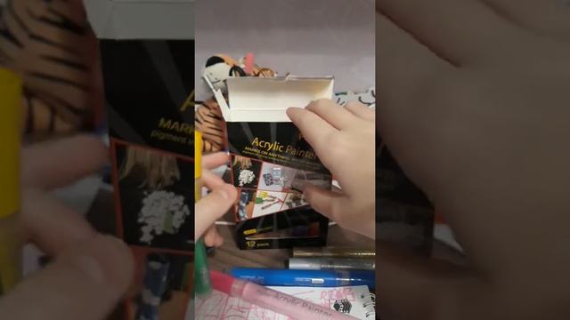 обзор на акриловые маркеры от Fat&skinny и Flysea Acrylic Painter NearART